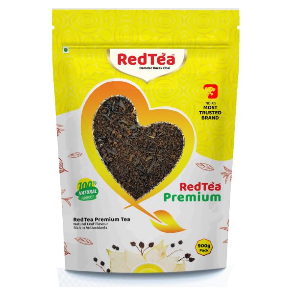 RedTea Premium Darjeeling Tea, Pouch Pack | Loose Leaf Tea for a Rich and Delightful Experience | 900 gm