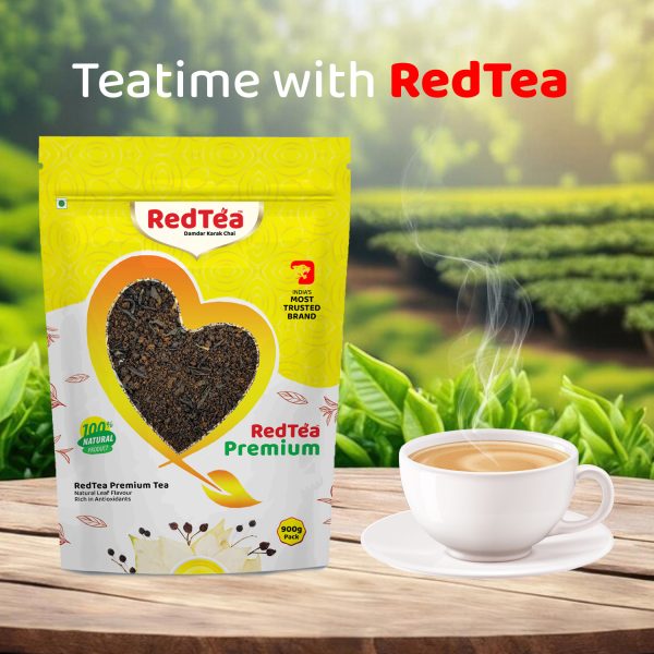 RedTea® Masala Chai + Premium Darjeeling Tea, Combo Pouch Pack of 2 | 400 gm - Image 12