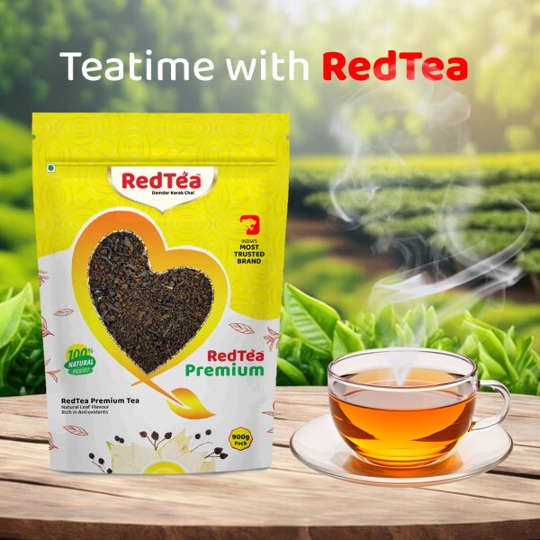 RedTea® Masala Chai + Premium Darjeeling Tea, Combo Pouch Pack of 2 | 400 gm - Image 13